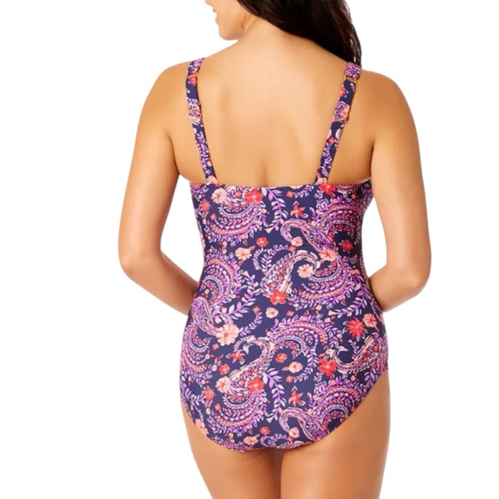 Lands' End Ladies' Swimsuit / black and white in XXL and Small in multi color - Picture 4 of 7